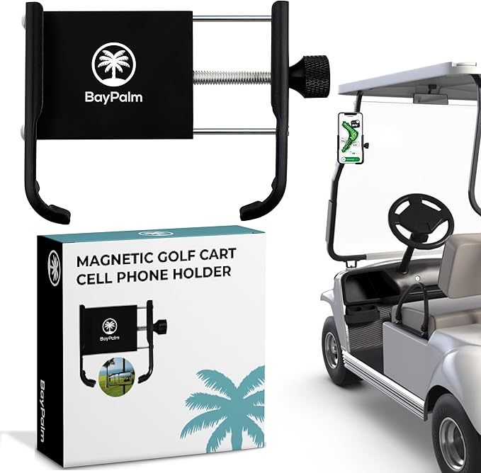 BayPalm Golf Cart Phone Holder